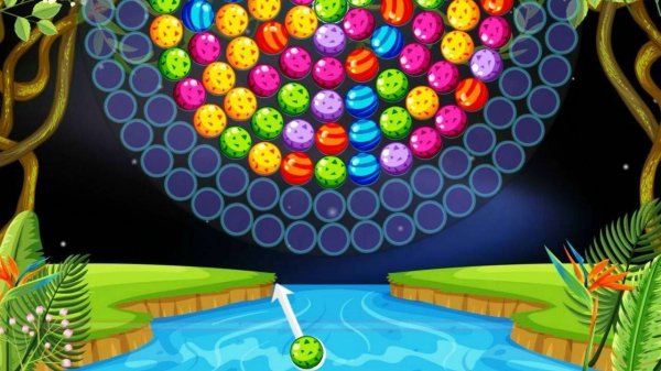 Rotating Wheel Bubble Pop