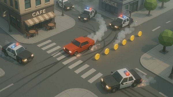 Urban Pursuit: Top-Down Chase