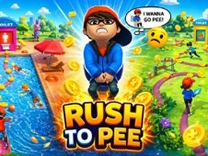 Rush Run: Need to Pee &ndash; Toilet Dash Runner Puzzle Game
