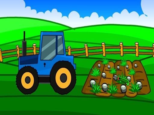 Tractor Key Farm Puzzle