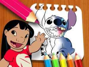 Lilo and Stitch Color Art