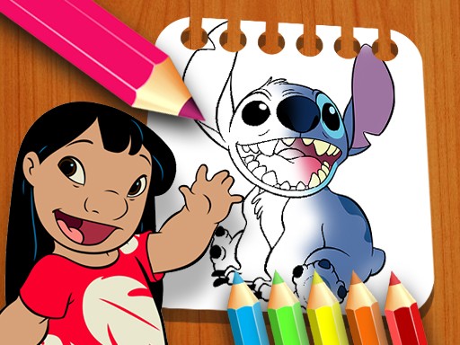 Lilo and Stitch Color Art