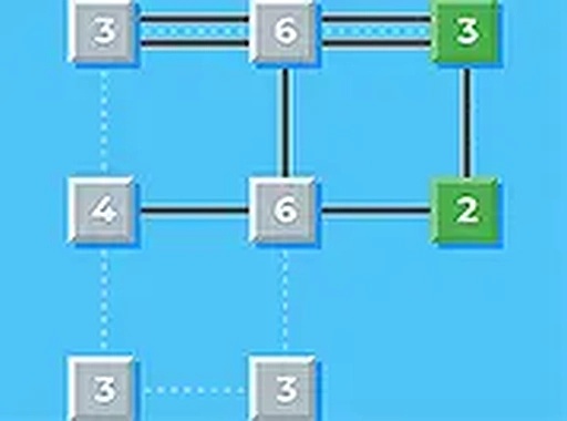Number Connect Grid Puzzle